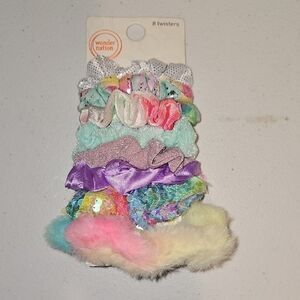 Wonder Nation Girls Assorted Hair Twisters, 8-Piece, Multicolor New